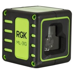 Комплект: лазерный уровень RGK ML-31G с калибровкой + штатив RGK F170