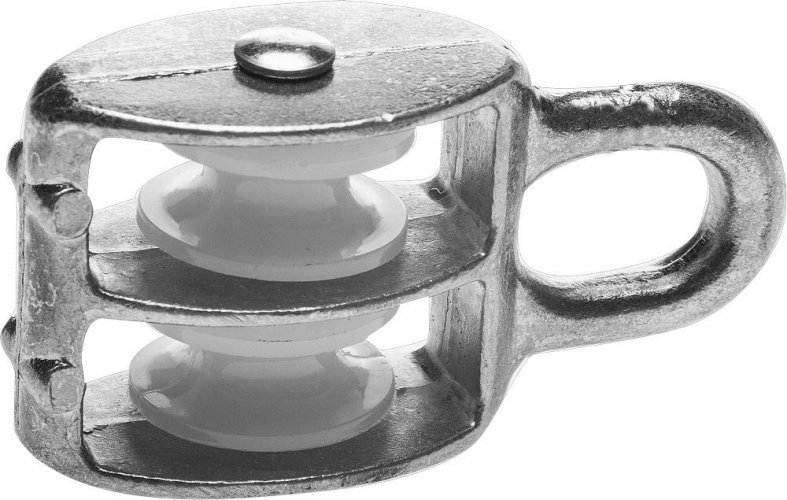 Блок двойной с пластиковым роликом (10 шт; 5х15 мм; ТФ5) ЗУБР 4-304595-15