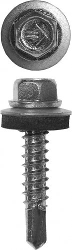 Саморезы для крепления кровельных материалов 1500 шт. (5,5х38 мм; ТФ0) ЗУБР 4-300310-55-038