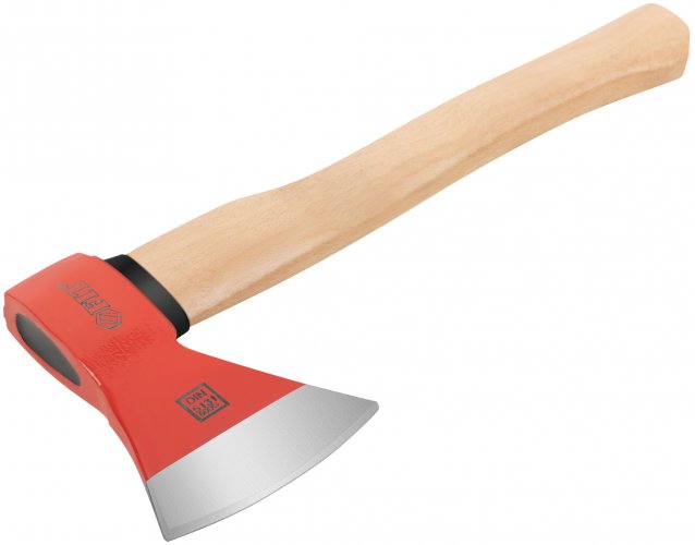 Топор кованая усиленная сталь, деревянная ручка 600 гр. FIT 46006