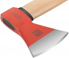 Топор кованая усиленная сталь, деревянная ручка 600 гр. FIT 46006
