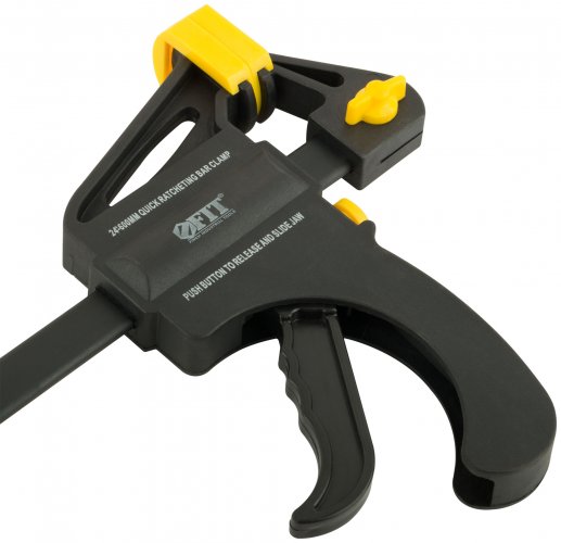 Струбцина нейлоновая пистолетная 450х600х60 мм FIT 59269