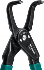 Съемник стопорных колец KRAFTOOL с изогнутыми губками, внутренний, 180 мм 22812-2