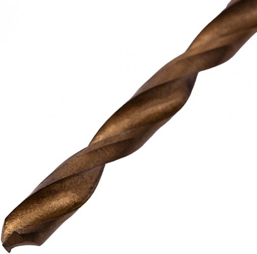 Сверло по металлу, 4 мм, HSS, нитридтитановое покрытие, цилиндрический хвостовик Matrix 717400