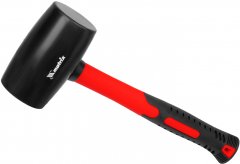 Киянка резиновая, 680 г, черная резина, фибергласовая рукоятка Matrix 11193