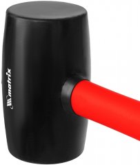 Киянка резиновая, 680 г, черная резина, фибергласовая рукоятка Matrix 11193