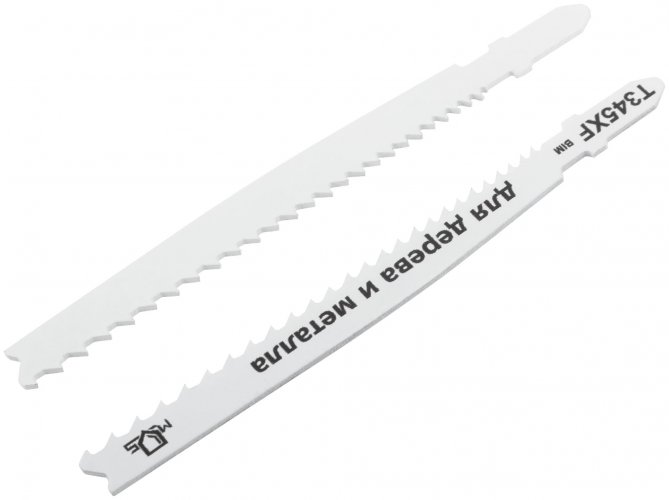Полотна для эл. лобзика, T345XF, универсальные, Bimetal, 110 мм, 2 шт. MOS 40826М