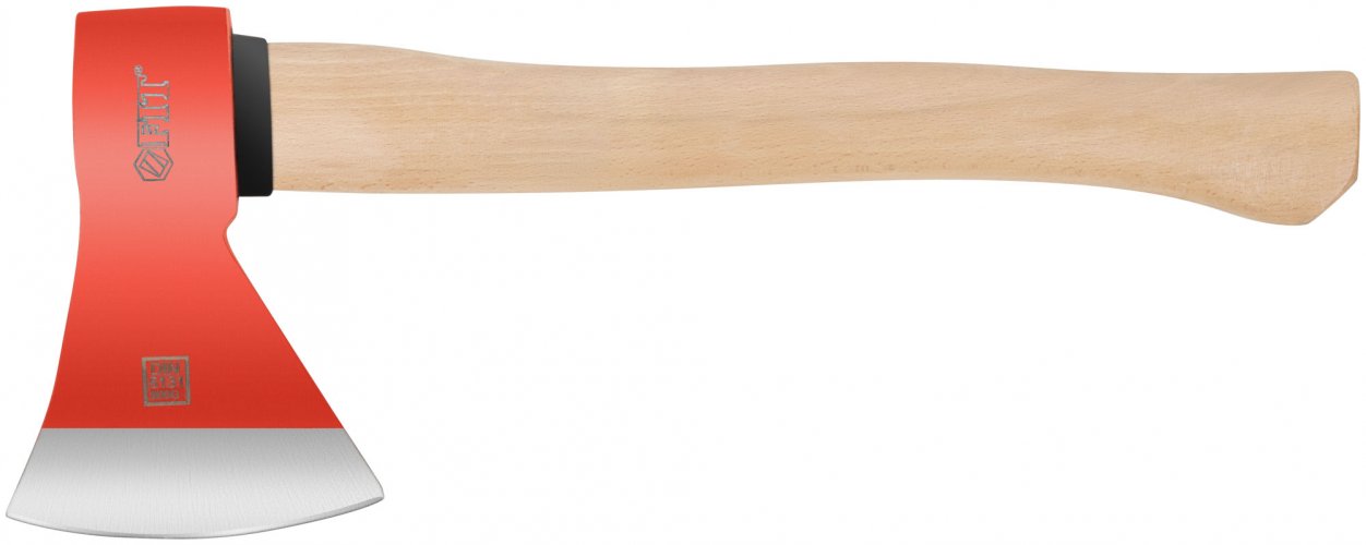Топор кованая усиленная сталь, деревянная ручка 800 гр. FIT 46008