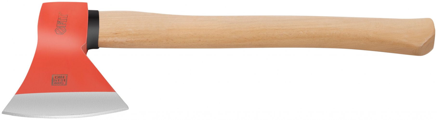 Топор кованая усиленная сталь, деревянная ручка 800 гр. FIT 46008