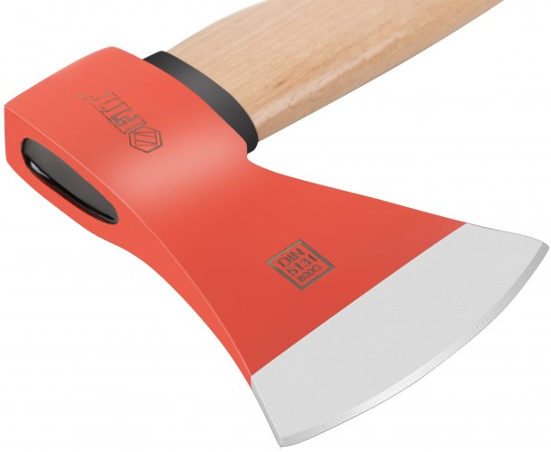 Топор кованая усиленная сталь, деревянная ручка 800 гр. FIT 46008