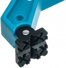 Струбцина клещеобразная 4, пластиковый корпус, храповой механизм жесткой фиксации, 100 мм Gross 20805