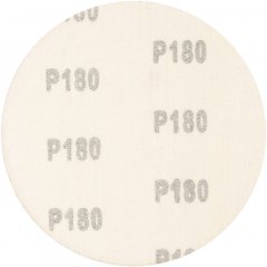 Круг абразивный на ворсовой подложке под "липучку", P 180, 125 мм, 10 шт Сибртех 738657