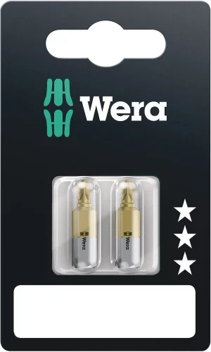 851/1 Набор бит TiN SB PH1, PH 1 x 25 mm, 2шт., WERA, ( WE-073512 )