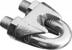Зажим троса STAYER DIN 741, 10мм, 25 шт, оцинкованный, 30535-10