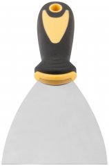 Шпатель, нерж.сталь, прорезиненная ручка 3" (75 мм) FIT 06695