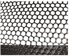 Сетка газонная в рулоне, 2 х 30 м, ячейка 9 х 9 мм, черная, Россия 64500