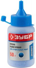 Разметочная краска для строительных работ ЗУБР синяя 50г 4-06405-1_z01