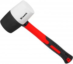 Киянка резиновая, 680 г, черно-белая резина, фибергласовая рукоятка Matrix 11172