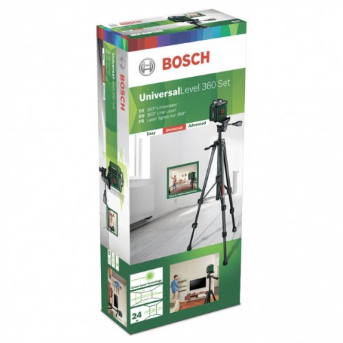 Лазерный нивелир Bosch UniversalLevel 360 + штатив с держателем MM3 (0.603.663.E01)