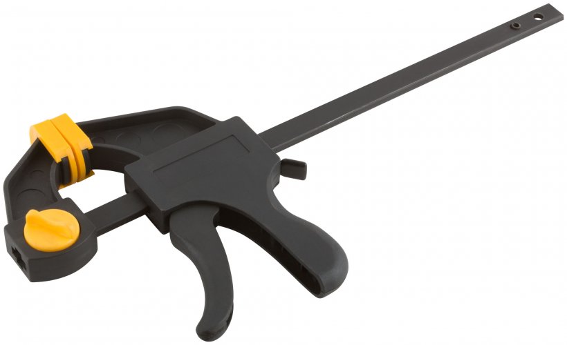 Струбцина нейлоновая пистолетная 200х395х70 мм FIT 59271