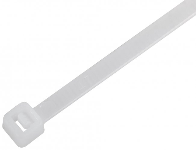 Хомуты нейлоновые для проводов, белые 100 шт., 3,6х300 мм FIT 60371
