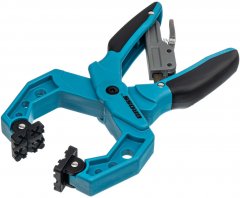 Струбцина клещеобразная 2-1/4, пластиковый корпус, храповой механизм жесткой фиксации, 58 мм Gross 20803