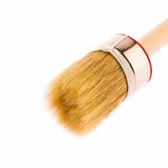 Кисть круглая, Профи №10 (40 мм), натуральная щетина, деревянная ручка MTX 82047