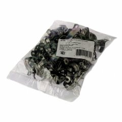 Скоба металлическая двухлапковая, 21 мм, 100 шт Сибртех 48192