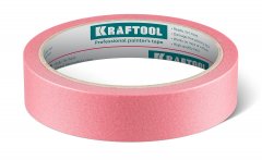 KRAFTOOL #200 Delicate 25 мм х 30 м, для деликатных и недавно окрашенных поверхностей, малярная лента (12102-25)