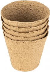 Горшочек для рассады, 110 х 100 мм, торфяной, 5 шт, Россия 64362