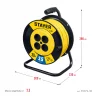 Силовой удлинитель на катушке STAYER S 225 ПВС 2x1.5 30м 3500Вт 55072-30