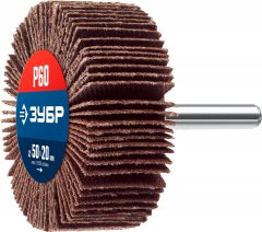 Круг шлифовальный лепестковый, d 50x20 мм, P60, ЗУБР 36601-060_z01