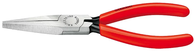 Длинногубцы фосфатированные, черного цвета 160 мм, KNIPEX, ( KN-3011160SB )