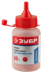 Краска разметочная для строительных работ (красная) 50 г ЗУБР 4-06405-2_z01