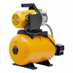 Насосная станция PS800X, 800 Вт, 3200 л/ч, ресивер 24 л, подъем 38 м, нержавейка Denzel 97210