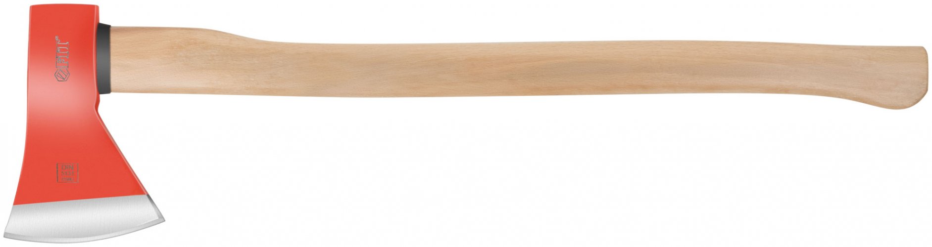 Топор кованая усиленная сталь, деревянная длинная ручка 1250 гр. FIT 46112