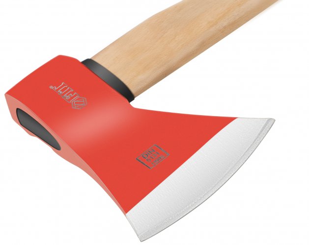 Топор кованая усиленная сталь, деревянная длинная ручка 1250 гр. FIT 46112