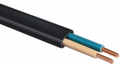 Силовой кабель Ввг-пнг(а)-ls ЗУБР 2x2.5 mm2 плоский 50 м, гост 31996-2012 60005-50