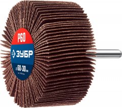 Круг шлифовальный лепестковый, d 60x30 мм, P60, ЗУБР 36602-060_z01