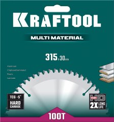 Диск пильный по алюминию KRAFTOOL Multi material 315x30 мм, 36953-315-30