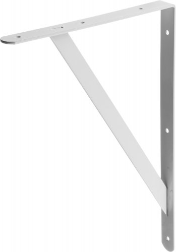 Уголок-кронштейн STAYER MASTER усиленный 400x280x30x4мм белый 37423-1 37423-1
