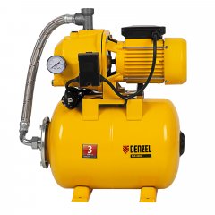 Насосная станция эжекторная PSD800C, 800 Вт, 2400 л/ч, ресивер 24 л, всасывание 20 м Denzel 97212