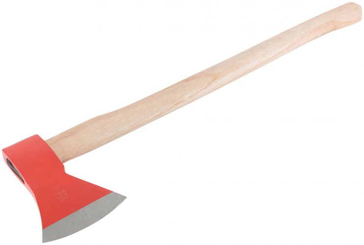 Топор кованая усиленная сталь, деревянная длинная ручка 1400 гр. FIT 46114