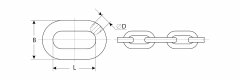 Цепь короткозвенная DIN 766 ЗУБР 4-304050-04