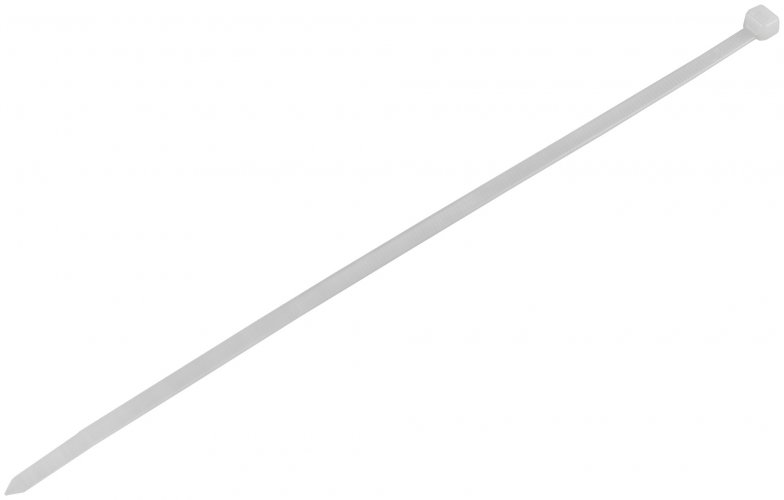 Хомуты нейлоновые для проводов, белые 100 шт., 4,8х250 мм FIT 60375