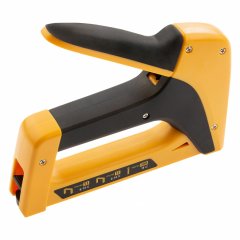 Степлер мебельный, пластиковый корпус, тип скобы: 13, 53, 300, 6-14 мм, Denzel 40210