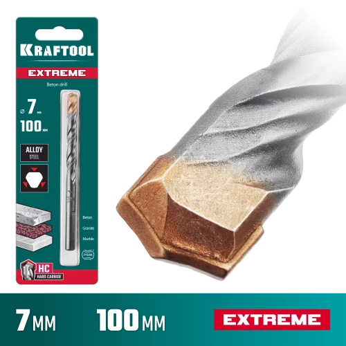 Сверло по бетону KRAFTOOL Extreme 7x100 мм 29166-100-07