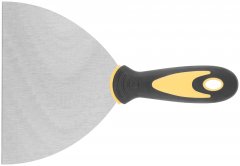 Шпатель, нерж.сталь, прорезиненная ручка 6" (150 мм) FIT 06698