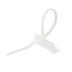 Стяжка нейлоновая КСМ 3x200 (бел) (100шт) Fortisflex 53314