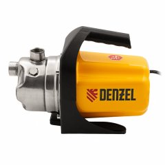 Садовый поверхностный насос GP 1000Х, 1000 Вт, 3500 л/ч, подъем 44 м, нержавейка Denzel 97202